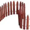 Lemax 84813 - 18" Wired Wooden Fence - Christmas Village Misc. Accessories* Lemax Misc. Accessories