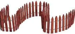 Lemax 84813 - 18" Wired Wooden Fence - Christmas Village Misc. Accessories* Lemax Misc. Accessories