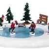 Lemax 94017 - After School Hockey Match, Battery-Operated (4.5V) - Christmas Village Table Pieces* Lemax Table Pieces
