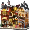 Lemax 25869 - Alpine Winter Shops, Battery-Operated (4.5-Volt) - Christmas Village Facades* Lemax Facades