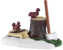Lemax 04730 - Axe And Logs - Misc. Accessories* Lemax Misc. Accessories