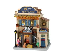 Lemax 25853 - Bailey & Bella Pet Shop - Spooky Town Halloween Village Houses & Buildings* Lemax Spooky Town Houses