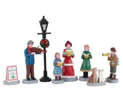 Lemax 02949 - Baily's Music School Carolers, Set Of 8 - Figurines* Lemax Figurines