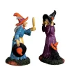 Lemax 72490 - Black Cat Millinery, Set Of 2 - Spooky Town Figurines* Lemax Spooky Town Figurines