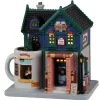 Lemax 35038 - Books And Brews Cafe - Caddington Village* Lemax Caddington Village
