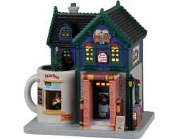 Lemax 35038 - Books And Brews Cafe - Caddington Village* Lemax Caddington Village