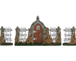 Lemax 84343 - Bramble Gate, Set Of 3 - Spooky Town Accessories* Lemax Spooky Town Accessories