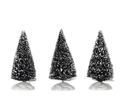 Lemax 04763 - Bristle Tree, Set Of 3, Mini - Trees* Lemax Trees