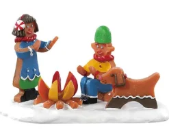 Lemax 82592 - Campfire Cookies - Sugar N Spice Figurines* Lemax Sugar N Spice Figurines