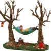 Lemax 23593 - Camping Hammock Buddy - Christmas Village Table Pieces* Lemax Table Pieces