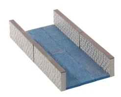 Lemax 04764 - Canal Wall, Set Of 10 - Landscape* Lemax Landscape