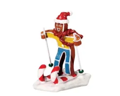Lemax 72484 - Candy Cane Skier - Sugar N Spice Figurines* Lemax Sugar N Spice Figurines