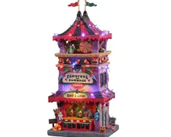 Lemax 15727 - Carnival Of Carnage, With 4.5V Adaptor - Spooky Town Houses* Lemax Spooky Town Houses