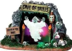 Lemax 34602 - Cave Of Skulls, Battery-Operated (4.5V) - Spooky Town Halloween Village Accessories* Lemax Spooky Town Accessories