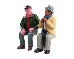 Lemax 72507 - Chatting With Old Friends, Set Of 2 - Figurines* Lemax Figurines