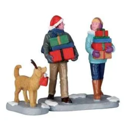 Lemax 62445 - Christmas Party, Set Of 2 - Figurines* Lemax Figurines