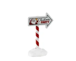 Lemax 34093 - Christmas Party Sign - Misc. Accessories* Lemax Misc. Accessories