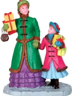 Lemax 42257 - Christmas Shopping - Christmas Village Figurines* Lemax Figurines