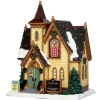 Lemax 55960 - Church Potluck Supper - Caddington Village Christmas Houses & Buildings* Lemax Caddington Village