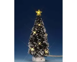 Lemax 74267 - Clear Light Evergreen Tree, Medium, Battery-Operated (4.5V) - Trees* Lemax Trees