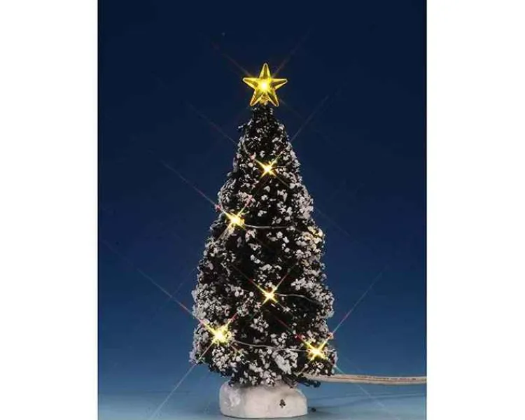 Lemax 74267 - Clear Light Evergreen Tree, Medium, Battery-Operated (4.5V) - Trees* Lemax Trees