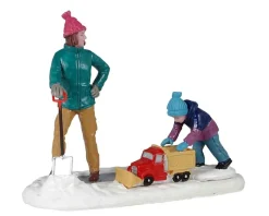 Lemax 12029 - Clearing The Sidewalk - Figurines* Lemax Figurines