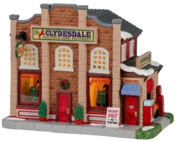 Lemax 15759 - Clydesdale Tractor & Farm Equipment - Harvest Crossing* Lemax Harvest Crossing