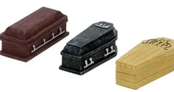 Lemax 74583 - Coffins, Set Of 3 - Spooky Town Halloween Village Accessories* Lemax Spooky Town Accessories