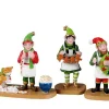 Lemax 22137 - Crafty Elves, Set Of 3 - Christmas Village Figurines* Lemax Figurines