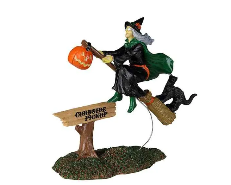 Lemax 22105 - Curbside Pickup - Spooky Town Halloween Village Figurines* Lemax Spooky Town Figurines
