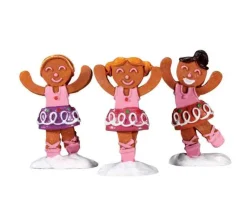 Lemax 72481 - Dancing Sugar Plums, Set Of 3 - Sugar N Spice Figurines* Lemax Sugar N Spice Figurines