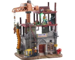 Lemax 05604 - Dead Zone Construction Site, With 4.5-Volt Adaptor - Spooky Town Houses* Lemax Spooky Town Houses