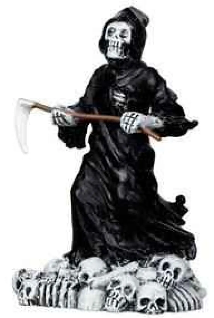 Lemax 12890 - Deadly Grim Reaper - Spooky Town Halloween Village Figurines* Lemax Spooky Town Figurines