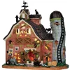 Lemax 55916 - Dilapidated Barn (No Color Box) - Spooky Town Houses* Lemax Spooky Town Houses