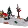 Lemax 13557 - Dog Sledding Afternoon - Table Pieces* Lemax Table Pieces