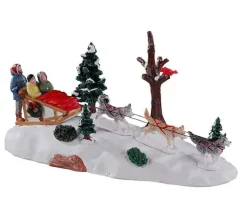 Lemax 13557 - Dog Sledding Afternoon - Table Pieces* Lemax Table Pieces