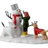 Lemax 33634 - Doggone Winter Fun - Table Pieces* Lemax Table Pieces