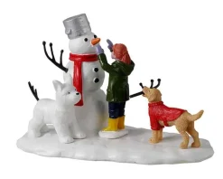 Lemax 33634 - Doggone Winter Fun - Table Pieces* Lemax Table Pieces