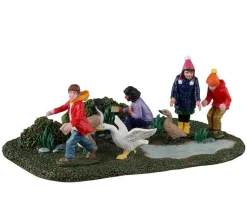 Lemax 33624 - Duck Duck Goose - Table Pieces* Lemax Table Pieces