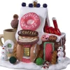 Lemax 95529 - Dudley's Donut Shop, Battery-Operated (4.5-Volt) - Sugar N Spice Houses* Lemax Sugar N Spice Houses