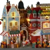 Lemax 25868 - Dutch Cheese Festival And Farmers Market, Battery-Operated (4.5-Volt) - Christmas Village Facades* Lemax Facades