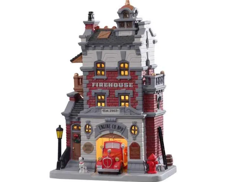 Lemax 15769 - Engine Company No. 9 - Caddington Village* Lemax Caddington Village