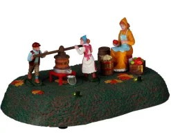 Lemax 24950 - Family Cider, Battery-Operated (4.5-Volt) - Christmas Village Table Pieces* Lemax Table Pieces