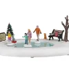Lemax 04715 - Family Skating Day, Battery-Operated (4.5-Volt) - Table Pieces* Lemax Table Pieces