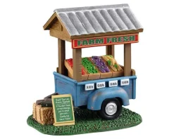 Lemax 13565 - Farm Fresh Vegetable Trailer - Table Pieces* Lemax Table Pieces
