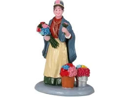 Lemax 12041 - Flower Seller - Figurines* Lemax Figurines