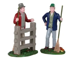Lemax 12017 - Friendly Neighbors, Set Of 2 - Figurines* Lemax Figurines