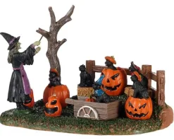 Lemax 03505 - Frightful Feline Choir - Spooky Town Accessories* Lemax Spooky Town Accessories