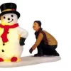 Lemax 04511 - Frosty's Friendly Greeting, Set Of 2 B/O (4.5V) - Christmas Village Table Pieces* Lemax Table Pieces