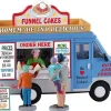 Lemax 93420 - Funnel Cakes Food Truck, Set Of 4 - Table Pieces* Lemax Table Pieces
